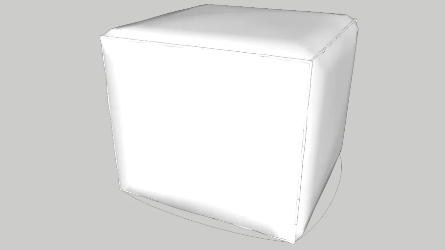 Pouf Square Ottoman