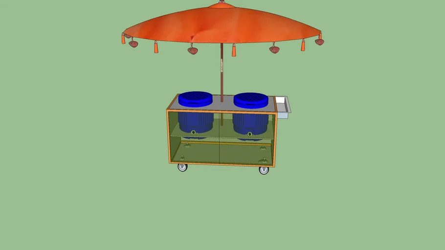 carrito de vender jugos