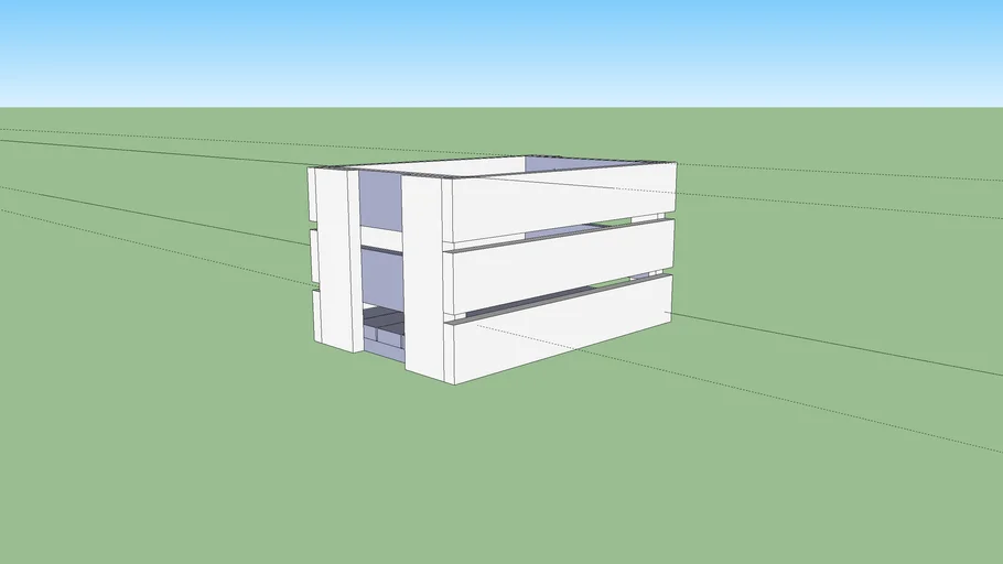 Beer bottle crate