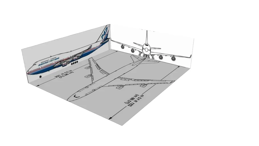 Boeing 747-400 House Colors Blueprint(FAIL)