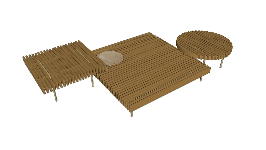 Mesas de centro Pérgola
