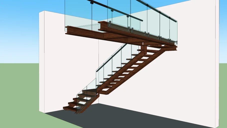 Escalera de cristal 