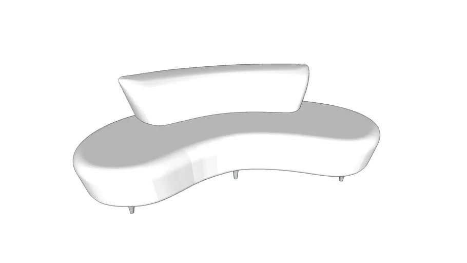 Medium Cloud Sofa (White)
