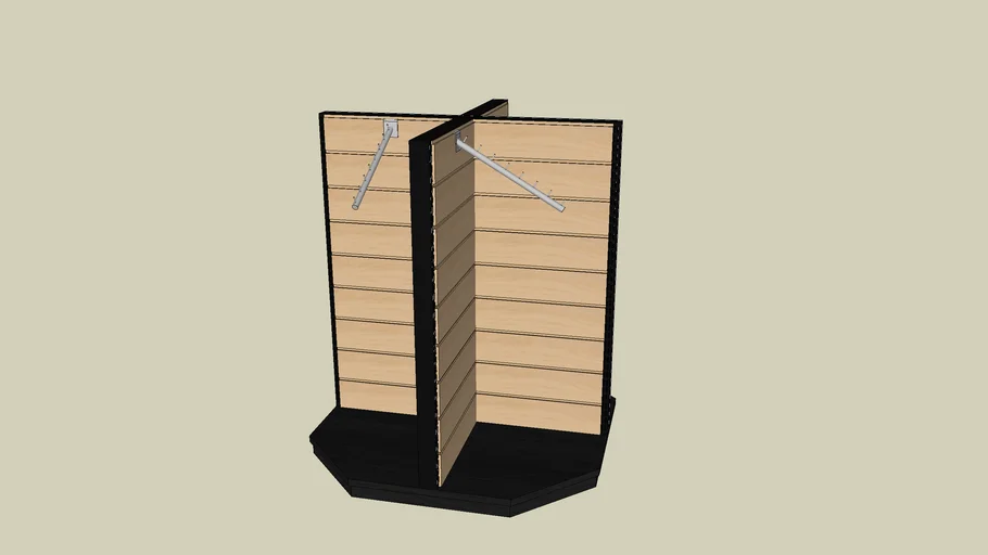 mueble exhibidor de ropa