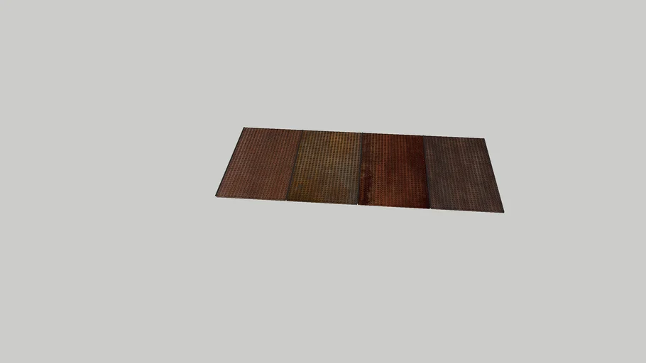 placa metalica multi perforada