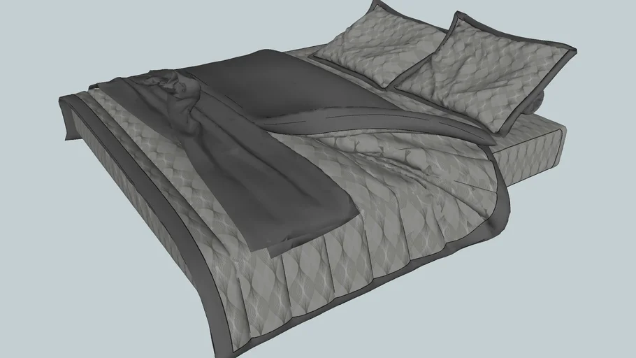 modern bed - 1 | 3D Warehouse