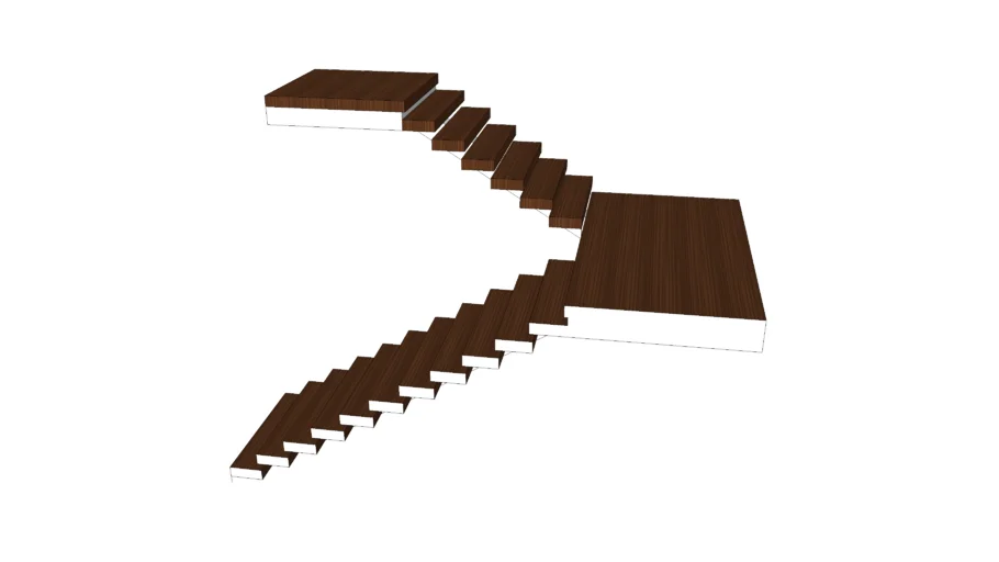 Staircase U shape