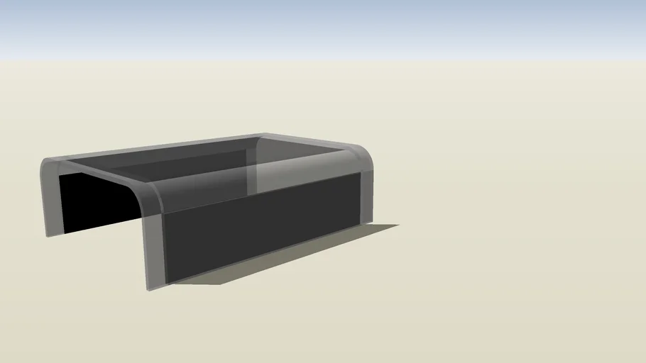 glass coffee table - mesa de centro en vidrio