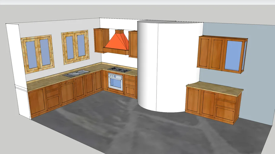 cucina rovere naturale