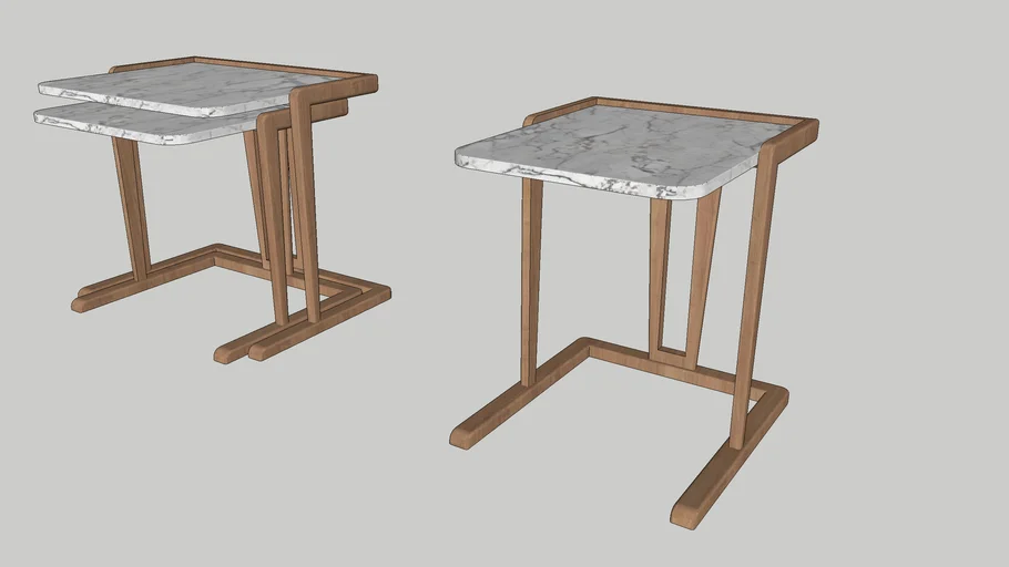 Side tables, coffee table,