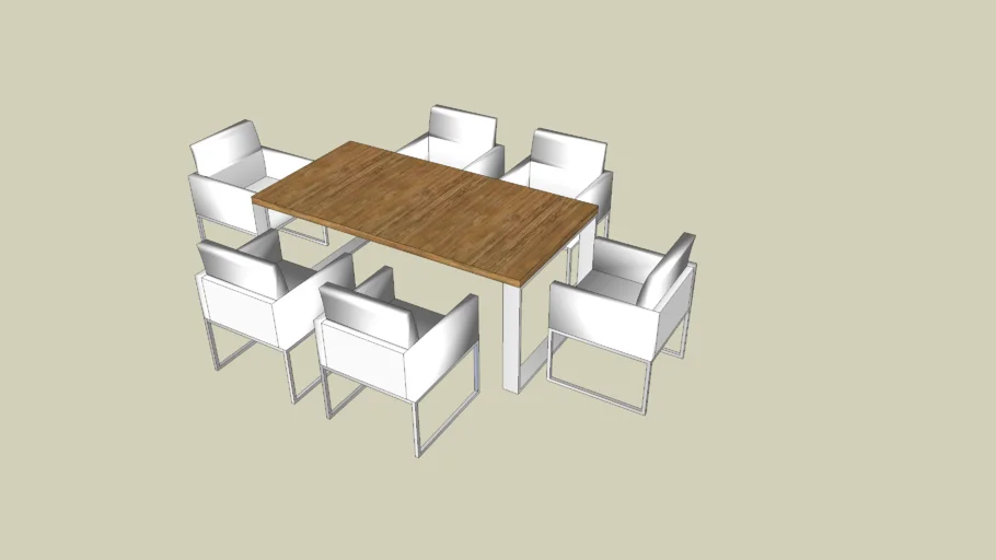 Dining Table Set | 3D Warehouse