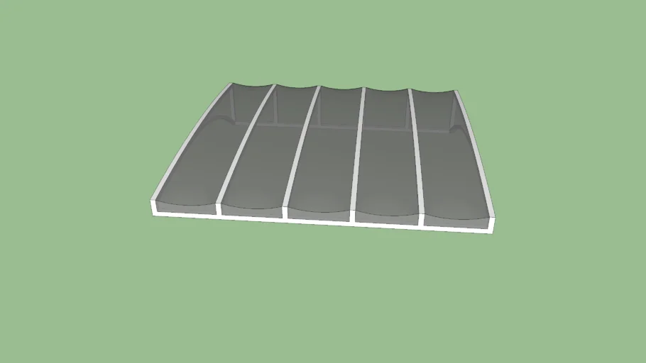 Toldo moderno em policarbonato