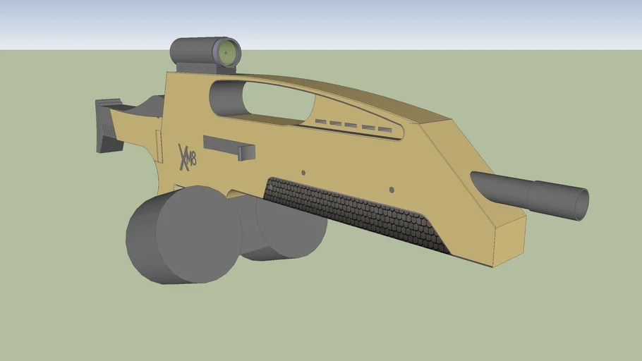 XM8 with duel drum magazine