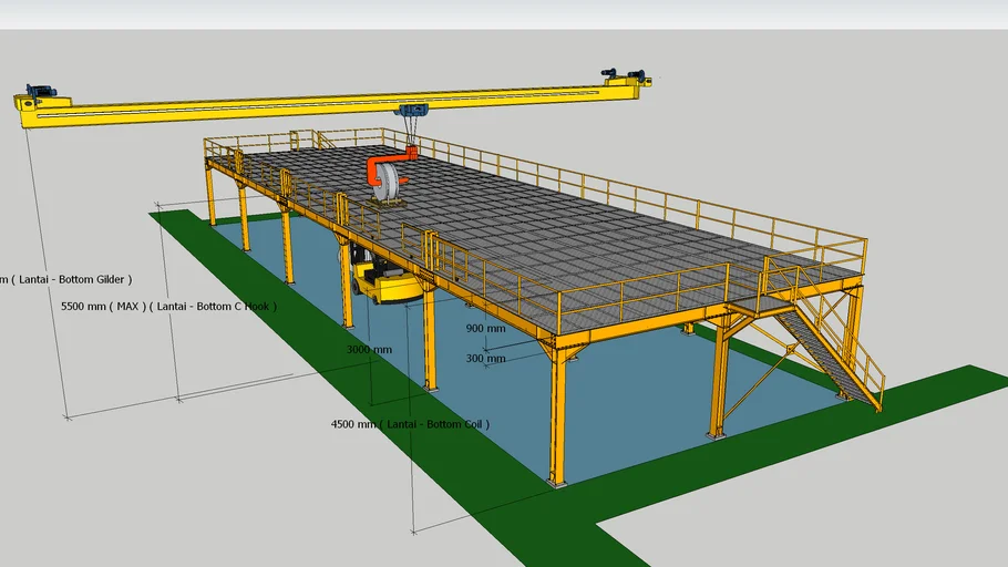 Mezzanine - Checkered Plate