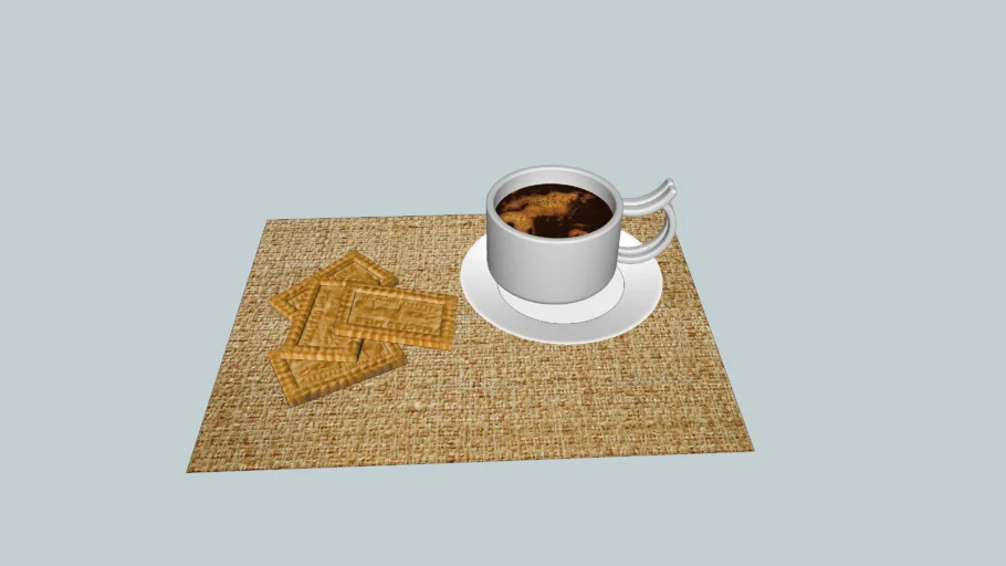 Coffee cup and Biscuits