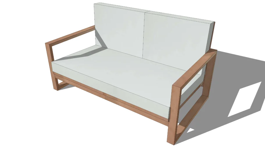 Banquette CAGLIARI écru, Maisons du monde. Réf: 129.732 Prix:599€