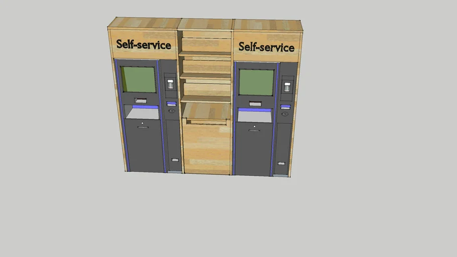 3 bay self-service suite