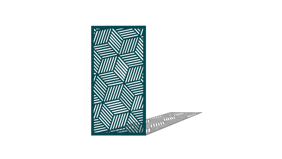 JALI PATTERN+CNC CUT+MODERN+METAL INLAY+PARTITION+CLADDING+PARTITION