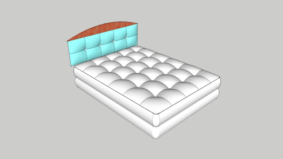 5' devan bed with headboard