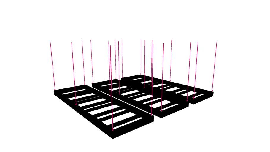 HANGING METAL GRID CEILING 