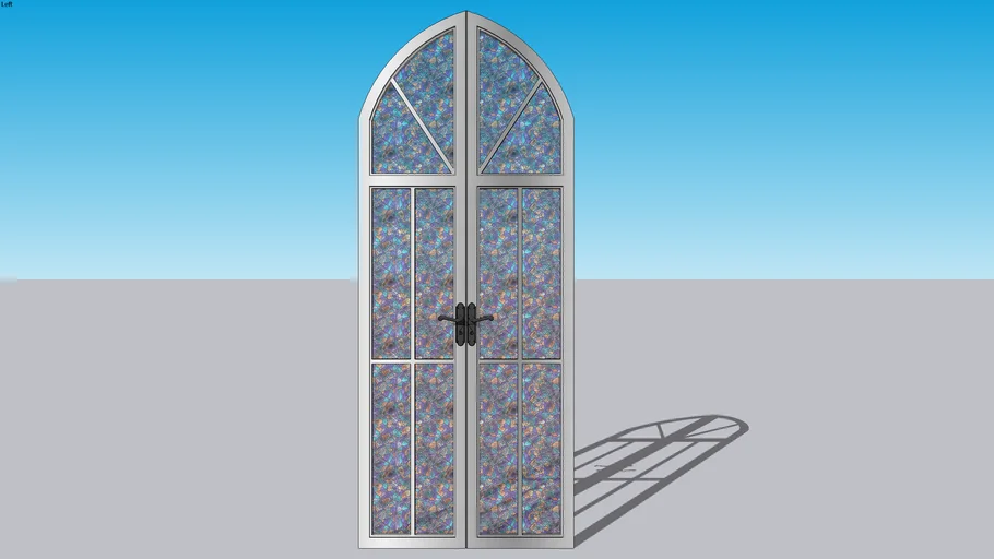 Porta de Igreja - Mosaico - Porta Arco - Church door - Mosaic