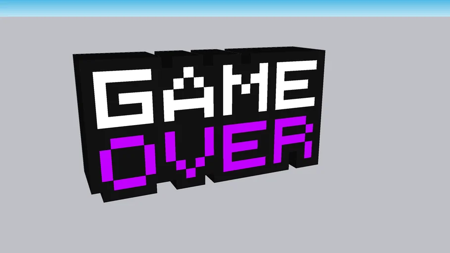 Paladone Game Over LED Lamp