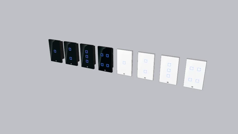 Interruptor Weg Home Touch Wi-fi 4x2