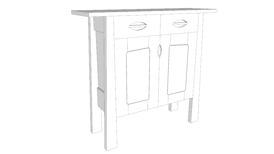 slim sideboard