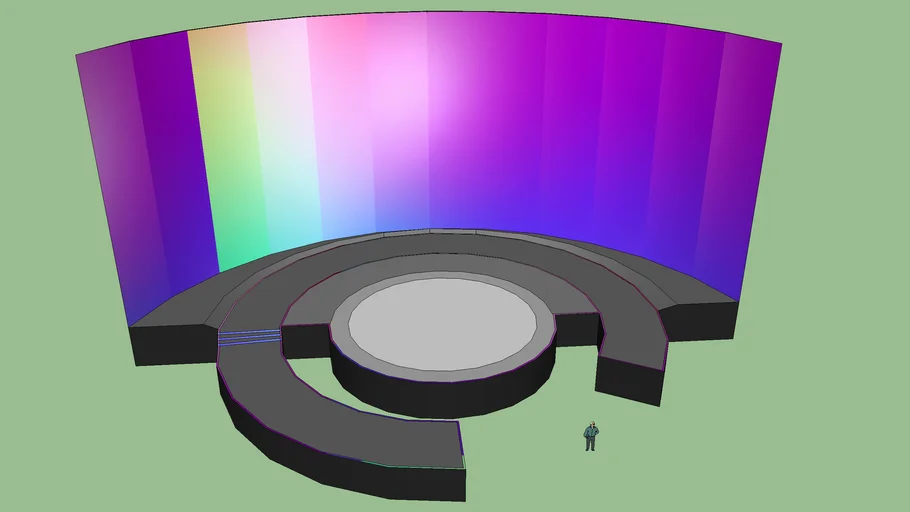 Circle Rainbow Stage