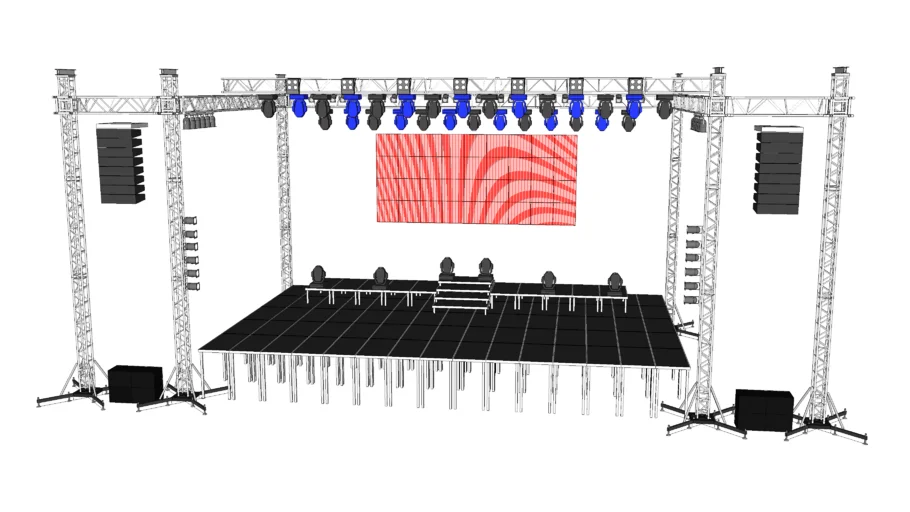 Stage Lighting Concert Set