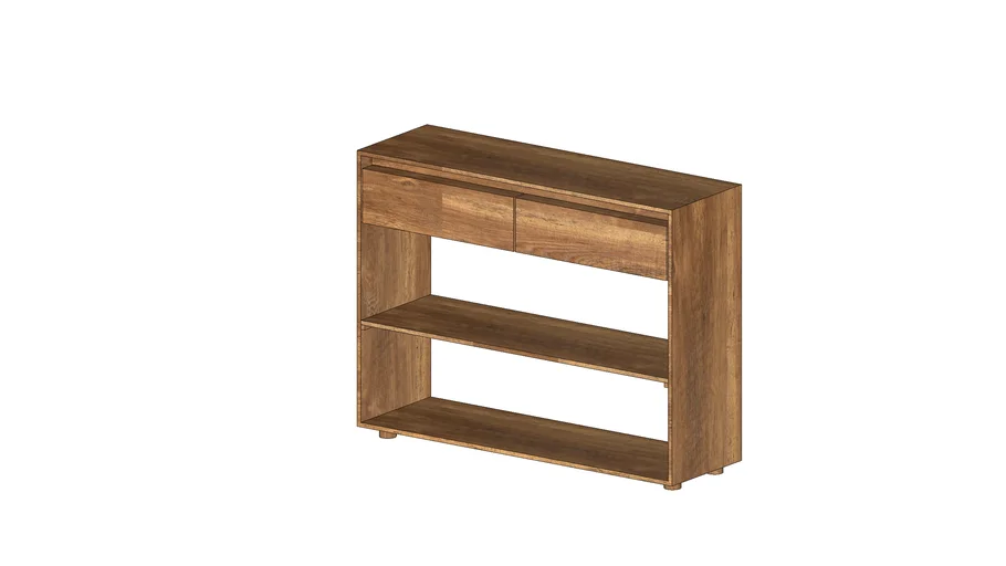 West Elm Anton Solid Wood Storage Console