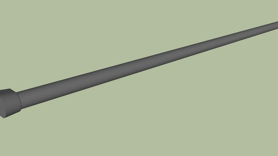 KOMPLEMENT clothes rail 96x5.1x4.8 cm in grey