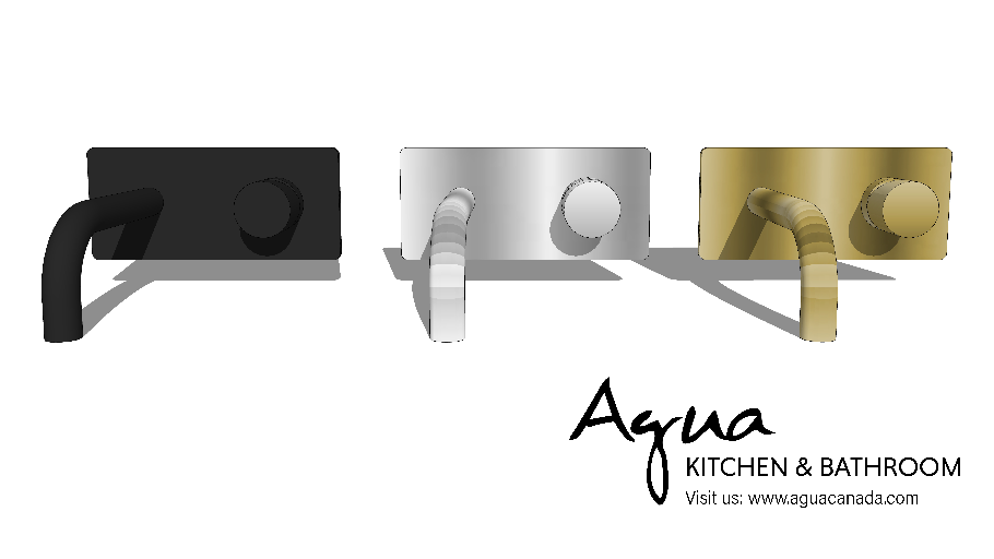 Wall faucet (code: ROSA) by Agua Canada