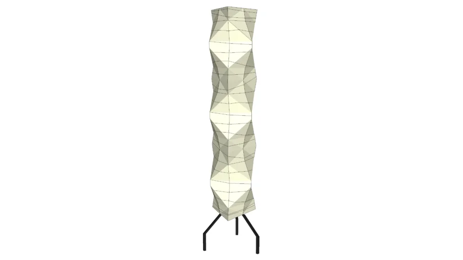 Free-form floor lamp