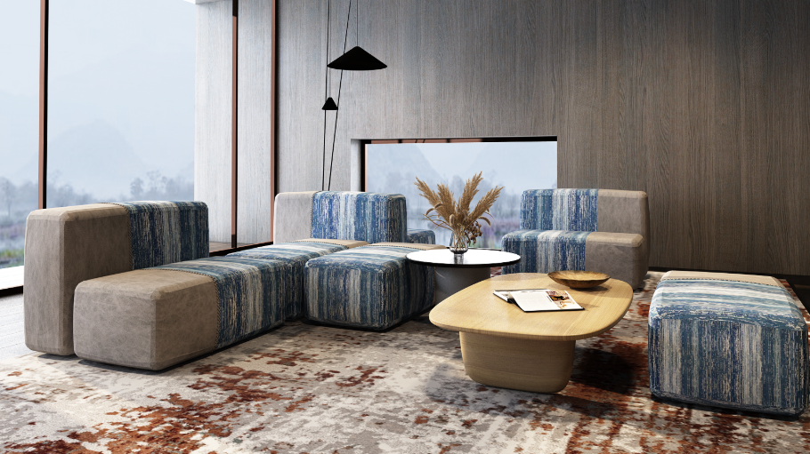 NOMAD Cubes Set - for Lounge Areas and Open Spaces - modular Seating