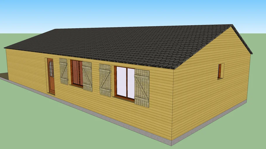maison en bois | 3D Warehouse
