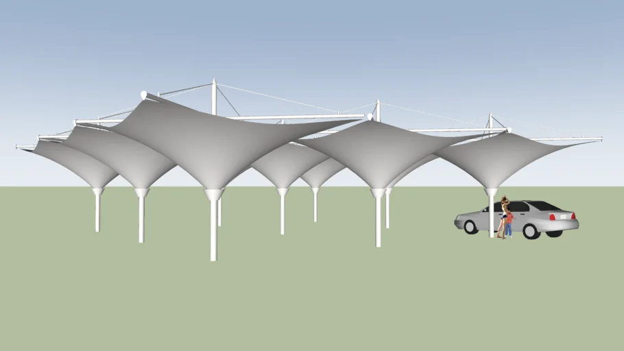 funnel tent structure