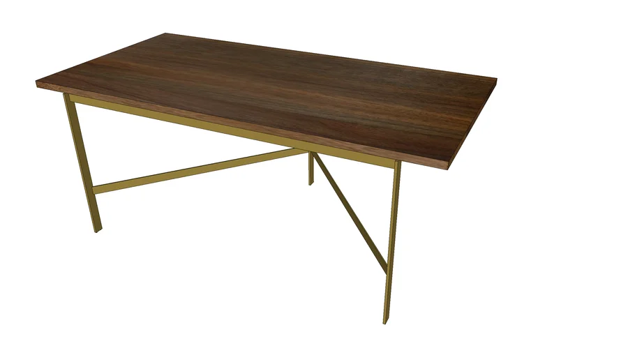 CB-331 Plank Table Walnut