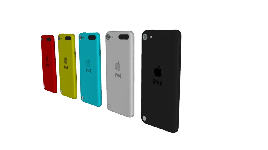 iPod Touch 5 Generation Multicolor | 3D Warehouse