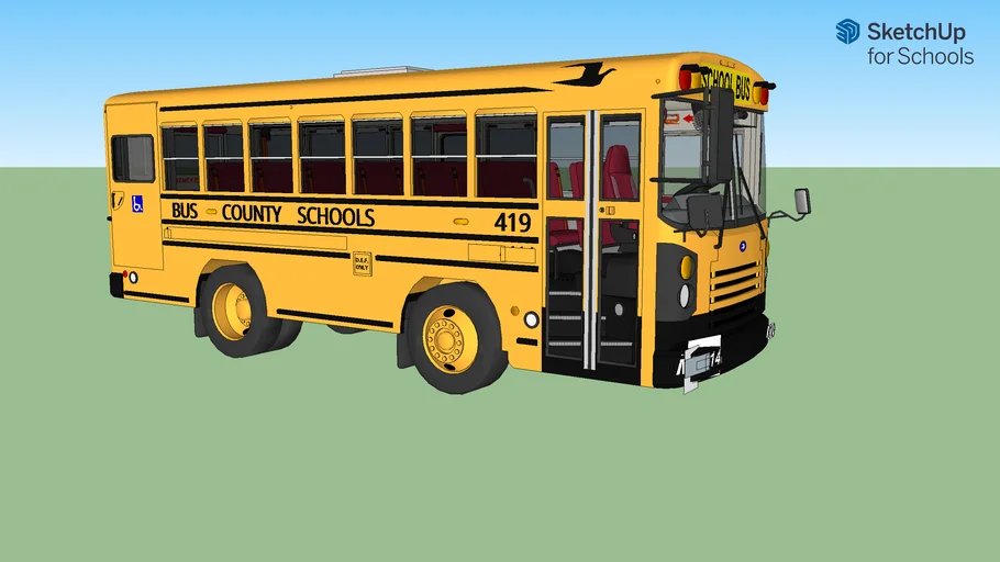 2011 Bluebird All American D3FE WCL Bus 419