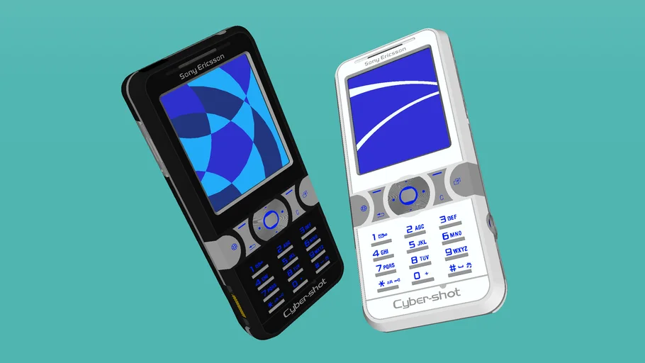 Sony Ericsson K550i Cyber-shot phone (black and white)