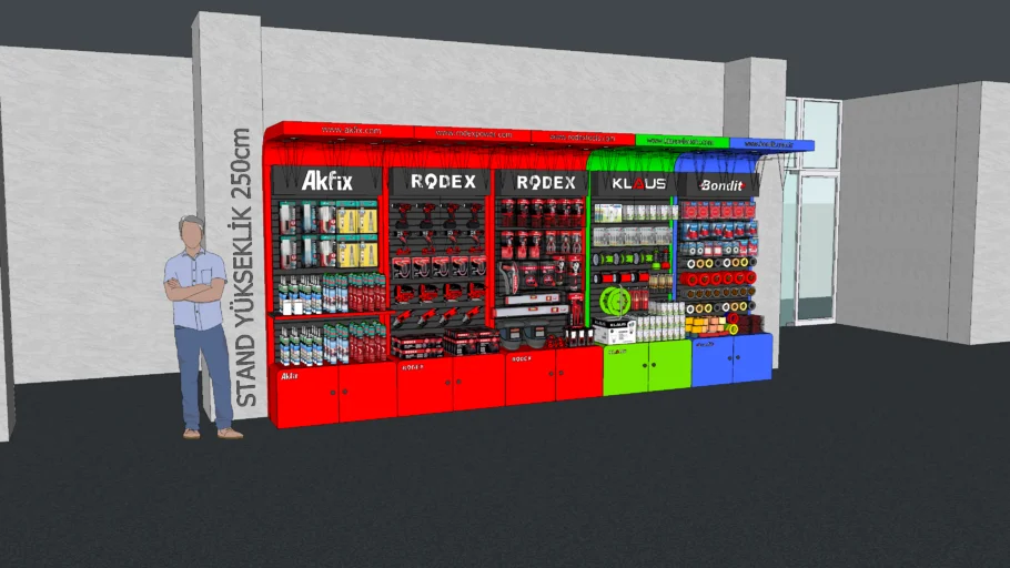 Wooden custom design product display stand