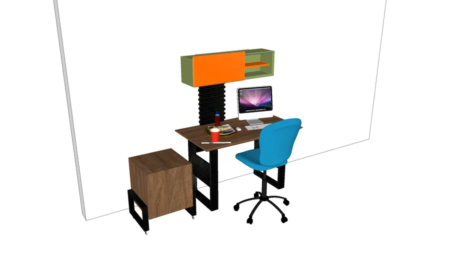 Central de Trabalho Mesa Gamer Home Office