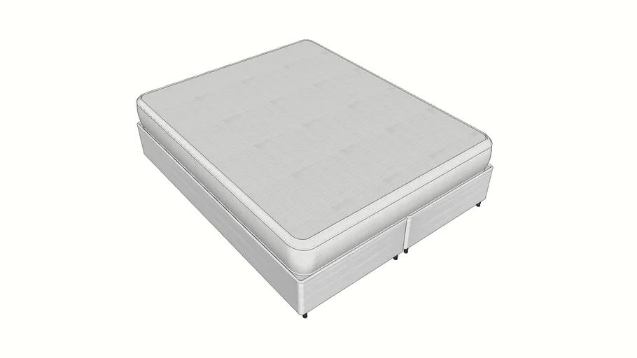 Cama Box básica 1,60x1,98m
