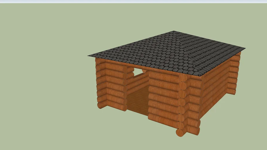 cabane en rondin