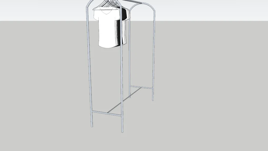 clothes rack | 3D Warehouse