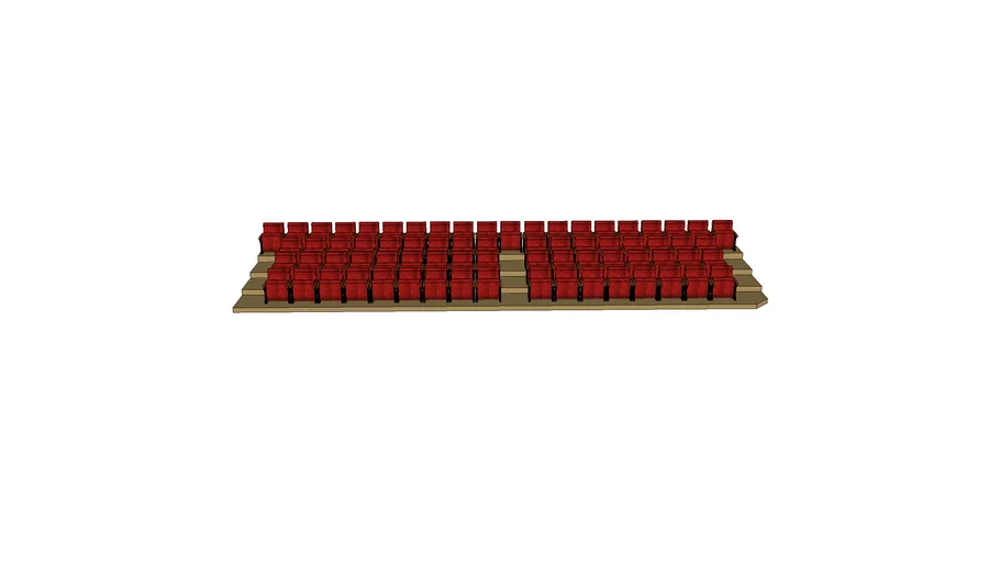 SYNAGOGUE CHAIRS WITH STEP FLOOR