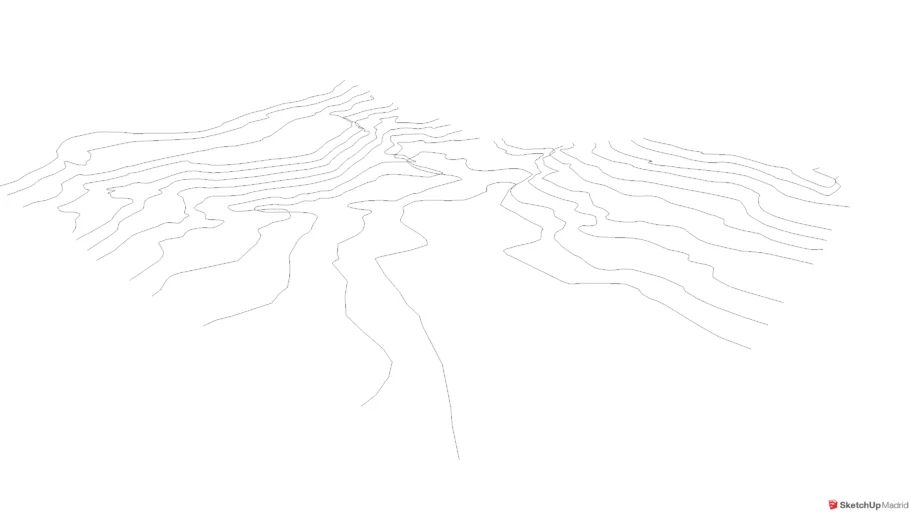 Caja de Arena_ Ejemplo de Curvas de nivel_ SketchUpMadrid