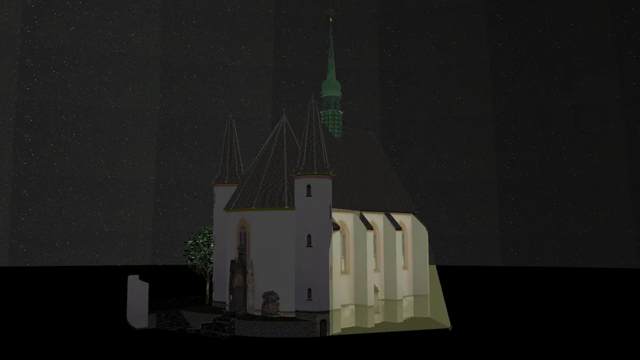 Kirche bei Nacht