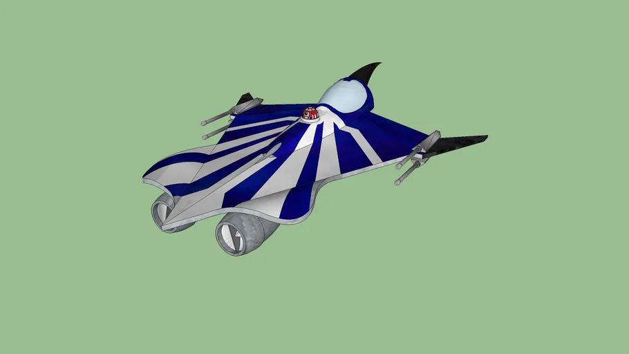 "Azure Angel," Anakin's modified Delta-7 Aethersprite